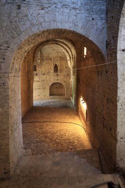 Arnavutluk 'un Cirokastra kentindeki Kalenin İçi