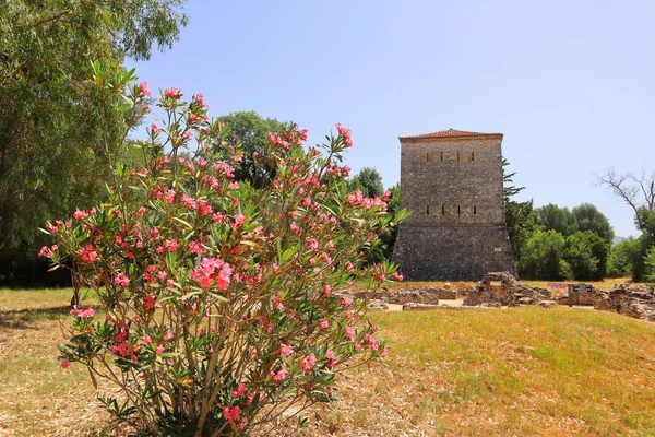 Venetianska Tornet Den Antika Staden Butrint National Park Buthrotum Albanien — Stockfoto