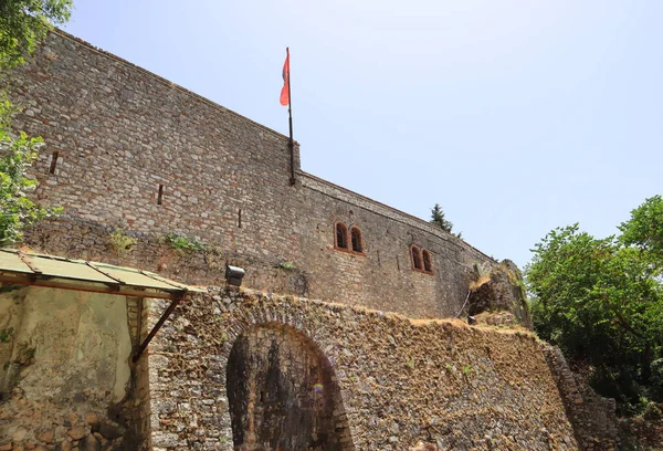 Fortaleza Pedra Butrint National Park Buthrotum Albânia — Fotografia de Stock