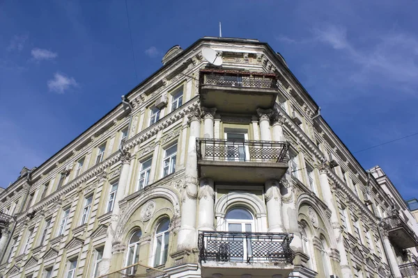 Schönes Altes Gebäude Der Bohdan Chmelnitsky Straße Kiew — Stockfoto