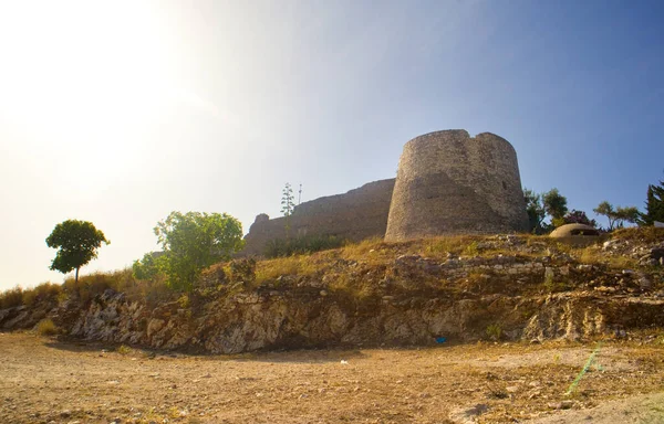 Замок Лекурсі Саранді Албанія — стокове фото