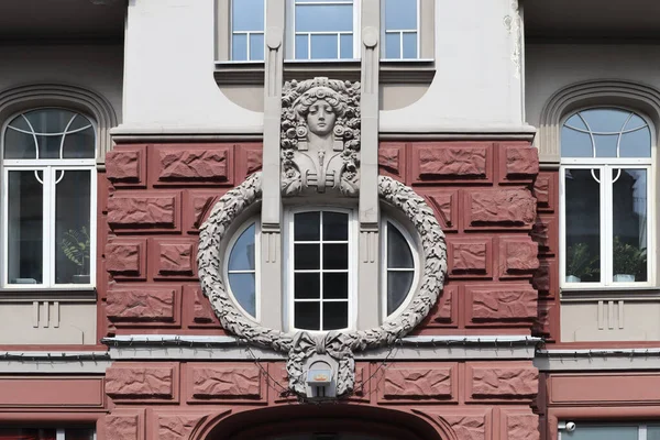 Rich Decoration Buiding Kyiv Academic Theater Suzirya Yaroslavov Val Street — Stock Photo, Image