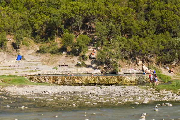 アルバニアの有名な熱プール — ストック写真