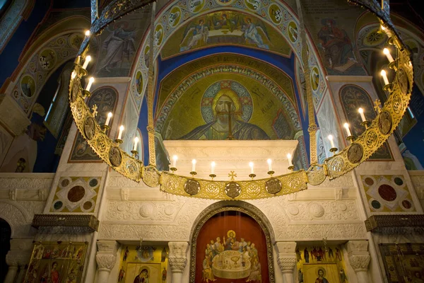 Interior Del Monasterio Archangelo Mikhailovsky Zverinetsky Monasterio Cueva Kiev Ucrania —  Fotos de Stock