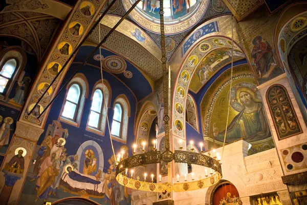 Interior Del Monasterio Archangelo Mikhailovsky Zverinetsky Monasterio Cueva Kiev Ucrania —  Fotos de Stock