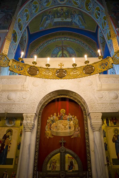 Intérieur Monastère Archangelo Mikhailovsky Zverinetsky Monastère Rupestre Kiev Ukraine — Photo