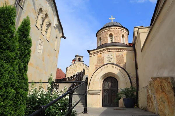 Archanioł Michał Żerincki Klasztor Klasztor Jaskiń Kijowie Ukraina — Zdjęcie stockowe