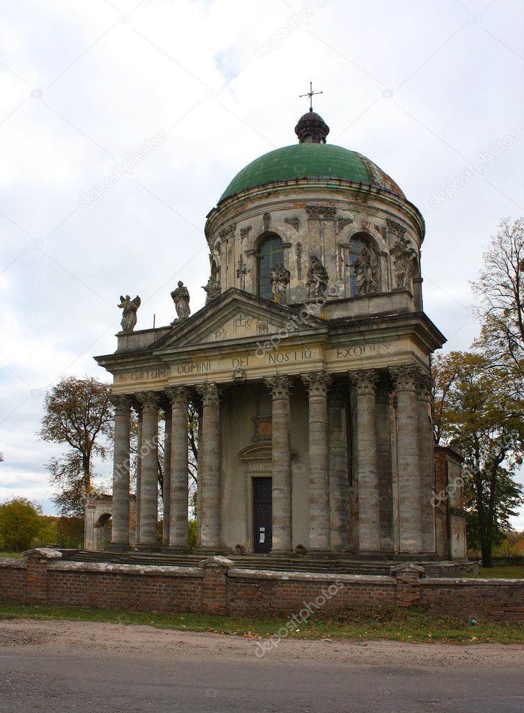 The church-tomb Rzhevusskih near the  Podgoreckij castle, Ukraine