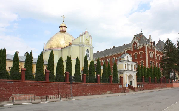 Biara Vasilian Santo Petrus dan Paulus di Drohobych, Ukraina — Stok Foto