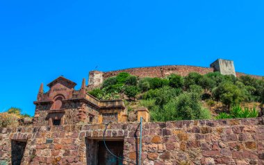 Bosa 'daki Serravalle Kalesi, Sardunya, İtalya