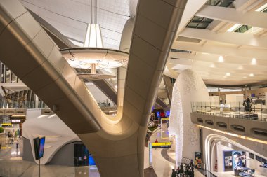 Abu Dabi, BAE 'deki Zayed Uluslararası Havalimanı.