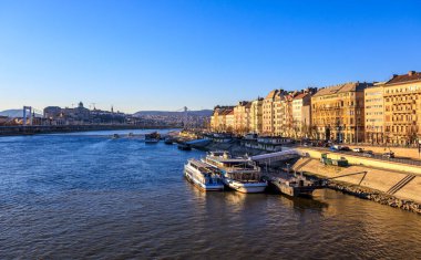 Macaristan 'ın Budapeşte kentinden Panorama kenti