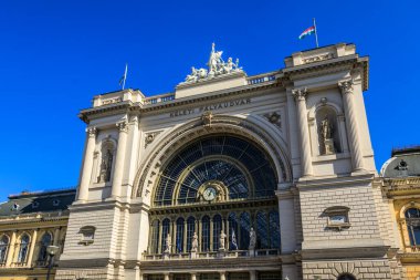 Budapeşte, Macaristan 'daki Budapeşte-Keleti tren istasyonu