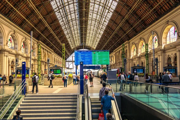 Budapeşte, Macaristan 'daki Budapeşte-Keleti tren istasyonu