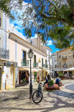 Ünlü Luis de Camoes Meydanı Lagos, Portekiz