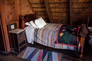 Santana, Madeira Portekiz 'deki tipik ahşap evin içi.