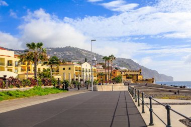 Funchal, Madeira, Portekiz 'deki St. James Kalesi (Forte de Sao Tiago)
