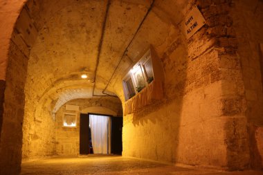 Bari, Apulia, İtalya şehir merkezinin eski mimarisi.