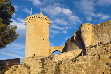 Palma 'daki Bellver Kalesi, Mallorca, İspanya