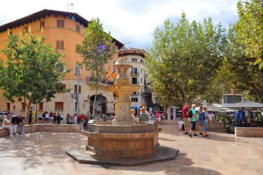Soller, Balear Adaları, İspanya 'daki Anayasa Meydanı