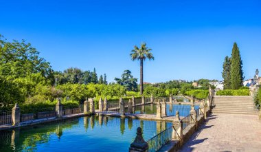İspanya, Cordoba 'daki Hristiyan hükümdarların Alcazar Bahçesi