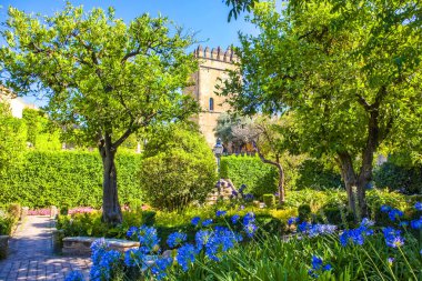İspanya, Cordoba 'daki Hristiyan hükümdarların Alcazar Bahçesi