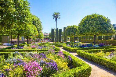 İspanya, Cordoba 'daki Hristiyan hükümdarların Alcazar Bahçesi