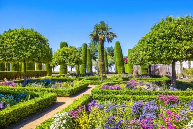 İspanya, Cordoba 'daki Hristiyan hükümdarların Alcazar Bahçesi