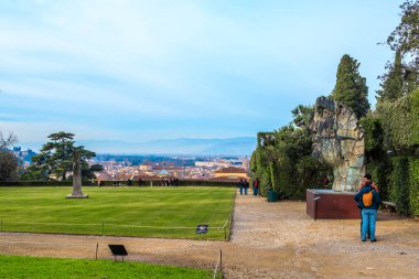 İtalya, Floransa 'daki Boboli Bahçelerinde 
