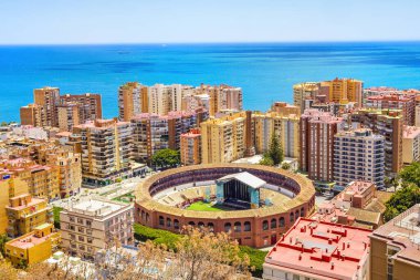La malagueta bullring Malaga, İspanya