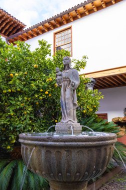 San Cristobal de la Laguna, Santa Cruz de Tenerife 'deki Piskoposluk Piskoposluğu Nivariense Sarayı verandası