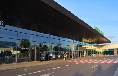 Polonya, Katowice 'deki havaalanı manzarası