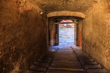 Livorno, İtalya 'daki Ampolletta Kalesinin İçi