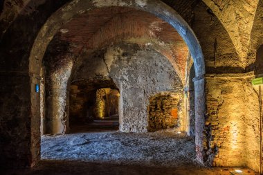 Livorno, İtalya 'daki Ampolletta Kalesinin İçi