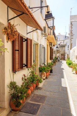 Yunanistan, Girit 'in Rethymno kentindeki Dar Sokak