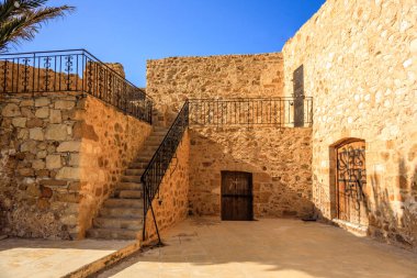 Chania, Girit, Yunanistan 'daki Eski Venedik Limanı' nda tarihi takviye