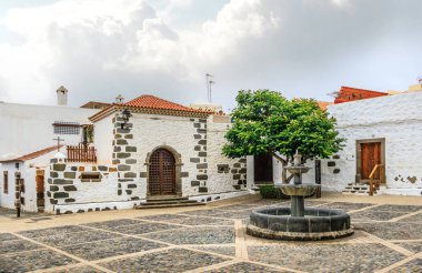 San Francisco 'nun tarihi bölgesindeki San Francisco manastır kompleksinin bir parçası. Telde, Gran Canaria Adası, İspanya