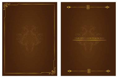 17. Altın çerçeveli klasik arkaplan