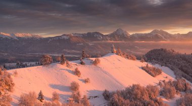 Jamnik güzel bir kış sabahı