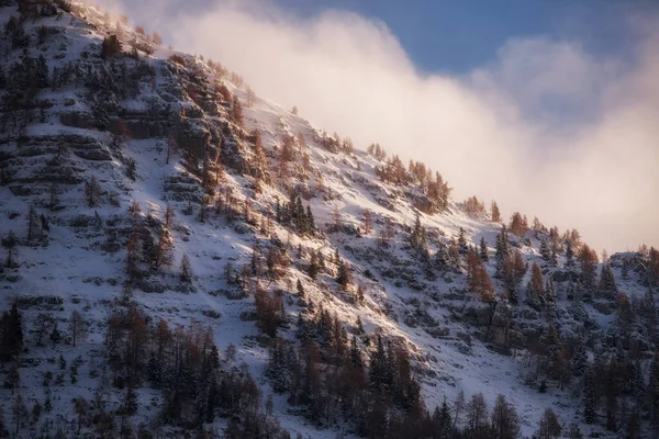 Schneebedeckte Berge Den Italienischen Alpen — Stockfoto