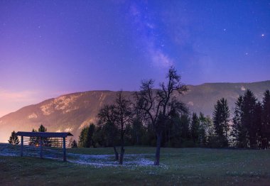 Samanyolu Slovenya 'daki memleketim üzerinde