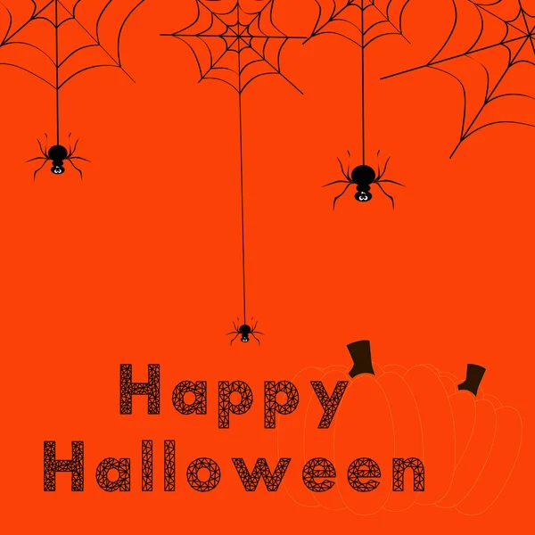 Örümcekler ve örümcek ağları Cadılar Bayramı arka plan