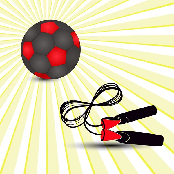 ipe dizili bir arka plan üzerine bir top ile