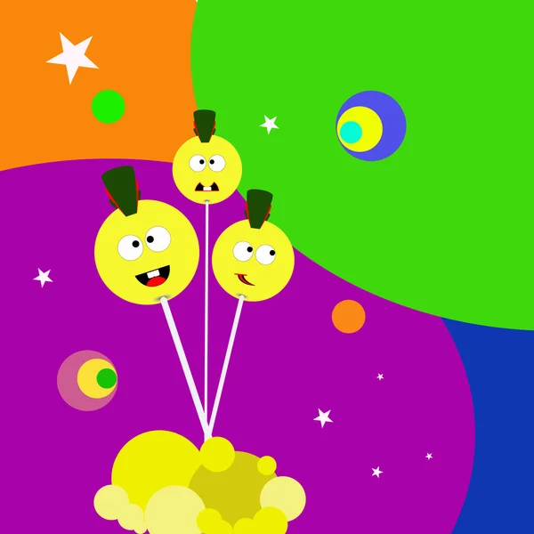 komik emoticons çizgi film arka plan