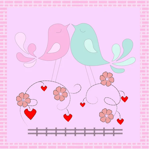 Aşk kuşları arka plan