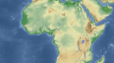 Kamerun özetlenen ve parladı. Mahalle. Fiziksel