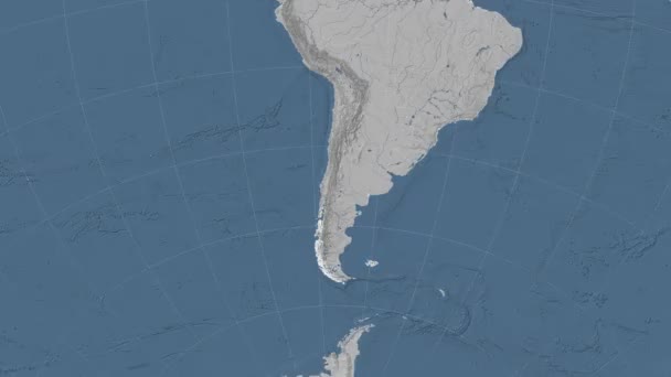 Η Χιλή περιέγραψε και γλέλταγε. Γειτονίας. Ανύψωση — Αρχείο Βίντεο