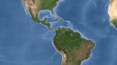 Kolombiya özetlenen ve parlıyordu. Mahalle. Uydu