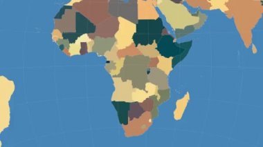 Kongo Kinshasa özetlenen ve parlıyordu. Mahalle. Yönetim