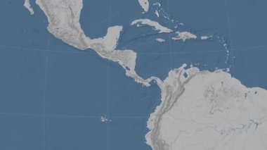 Kosta Rika özetlenen ve parlıyordu. Mahalle. Yükseklik